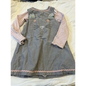 Mini Boden Pinafore Dress Size 12-18 & 18-24 Bodysuit